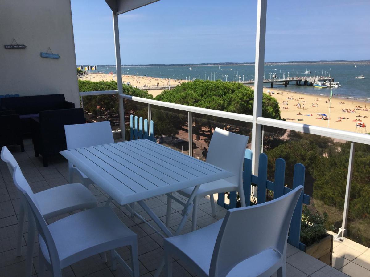 Appartement T3 Au Centre D'Arcachon Avec Vue Mer, Terrasse Et Parking Securise - Fr-1-374-74 Exteriér fotografie