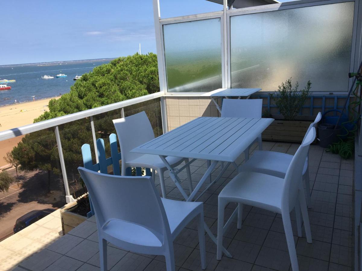 Appartement T3 Au Centre D'Arcachon Avec Vue Mer, Terrasse Et Parking Securise - Fr-1-374-74 Exteriér fotografie